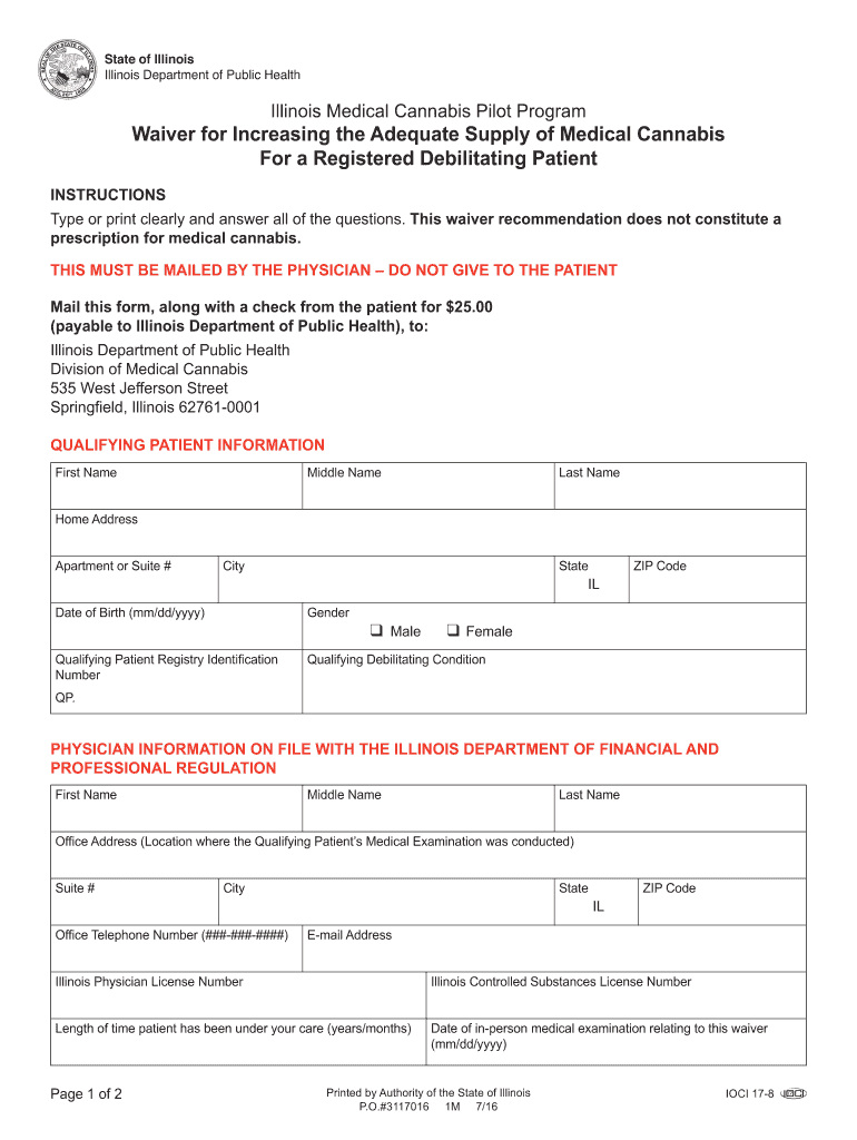 For a Registered Debilitating Patient Preview on Page 1