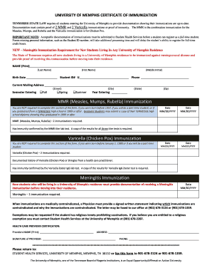 immunization card printable