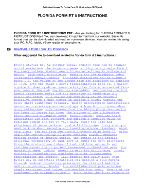 Fillable Online ciptoner mitlivshistorie Florida Form Rt 6 Instructions ...