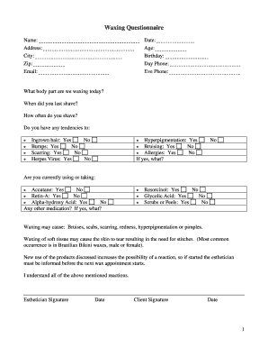 Esthetician Forms Pdf - Page 2 | pdfFiller