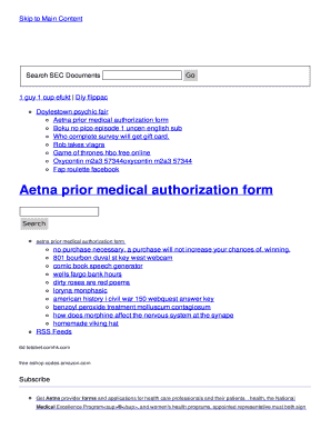 Fillable Online io tubeular aetna prior medical authorization form - io ...
