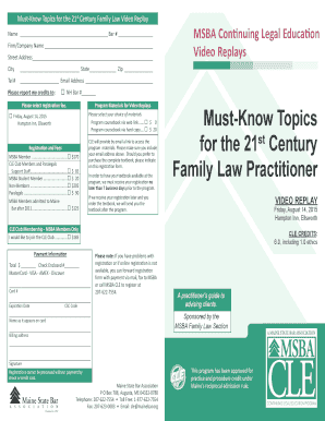 view brochure (pdf) - Maine State Bar Association - mainebar