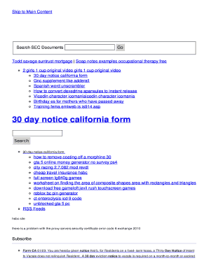 30 day notice california form - pg.crookedpathproductions.com