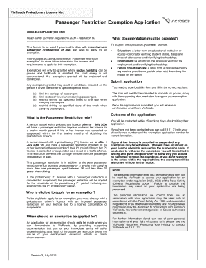 Vicroads Hardship Exemption - Fill Online, Printable, Fillable 