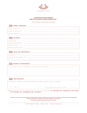 Foreign Citizen Identification Form