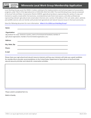 Minnesota Local Work Group Membership Application - Koochiching ...