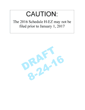 Ftb 4502 - 2016 I-015 Schedule H-EZ, Wisconsin homestead credit - short form - DRAFT 8-24-16 - revenue wi