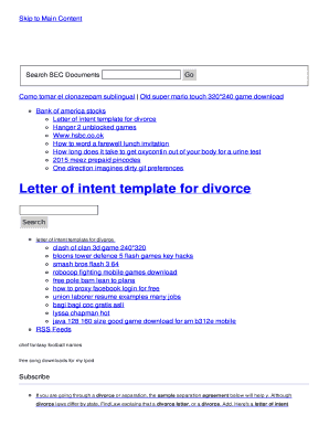 letter of intent template for divorce - ae.givelifegogreen.com