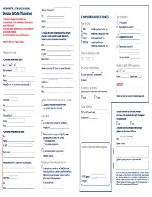 carte d'abonnement air france