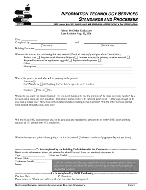 Printer PreOrder Evaluation Form.doc - skitsap wednet