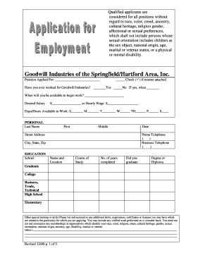 Fillable Online ourgoodwill Qualified applicants are - ourgoodwill Fax ...