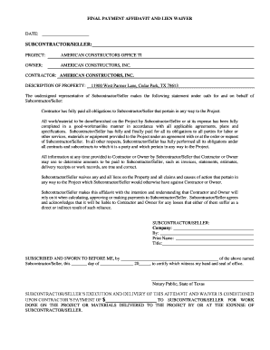 Conditional Final - American Constructors, Inc.