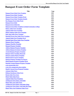 Banquet Event Order Form Template. banquet event order form template - rqw decte