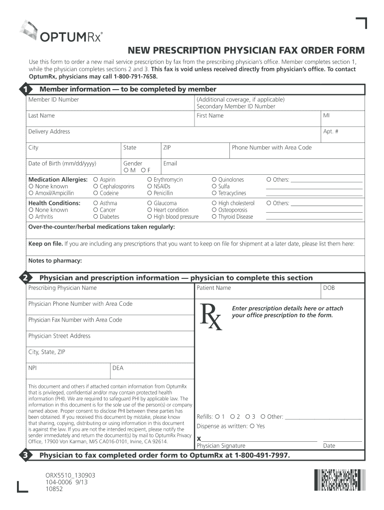 2013 2021 Form OPTUMRx 104 0006 Fill Online Printable Fillable Blank 