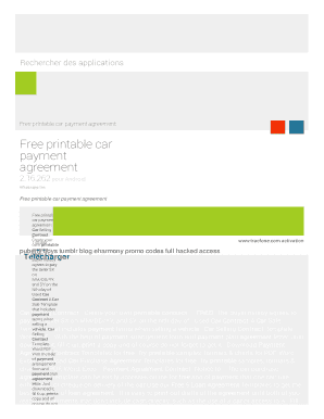 Car sale contract with payments - Free printable car payment agreement - fe.dramaticwriters.com