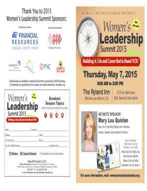 sCHOLarsHIp spONsOr Leadership - hunterdon-chamber.org