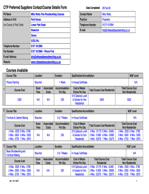 Form preview