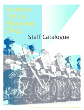 Staff Catalogue - The Victoria Police Museum - policemuseum vic gov