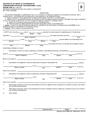 Certificate of naturalization number - CERTIFICATE OF PROOF OF ... - usa-federal-forms.com