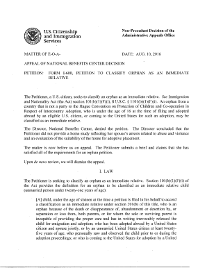 Daily weekly monthly cleaning schedule template - Administrative Appeals Office PETITION: FORM I-600 ... - uscis