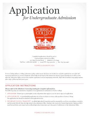Fillable Online edinboro Application - Edinboro University - edinboro ...