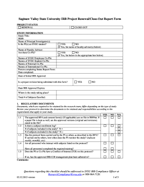 Video contract template - svsu irb