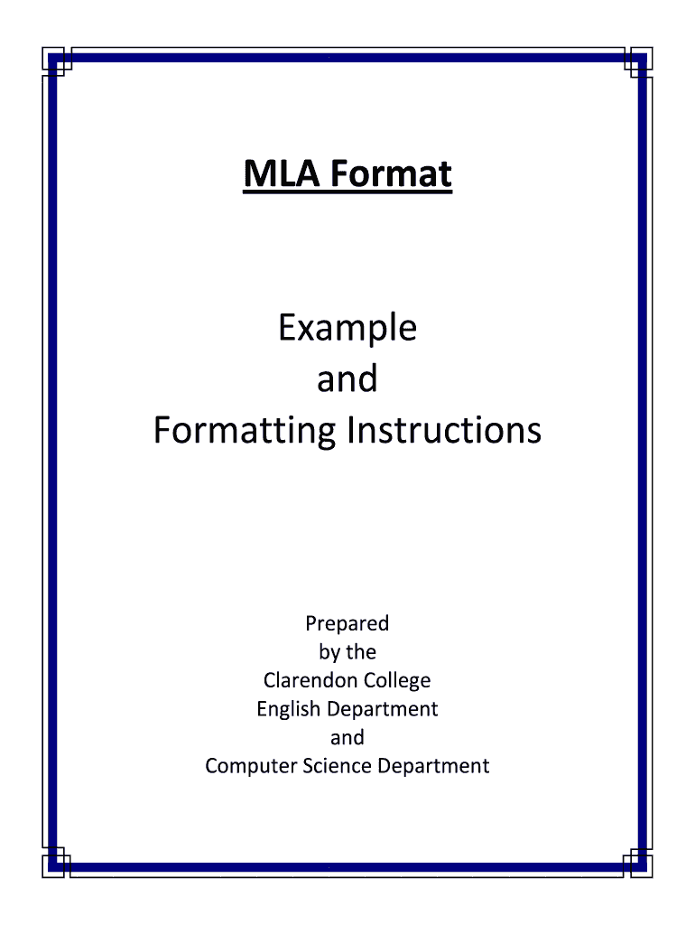Fillable Online Example MLA Format Fax Email Print - pdfFiller
