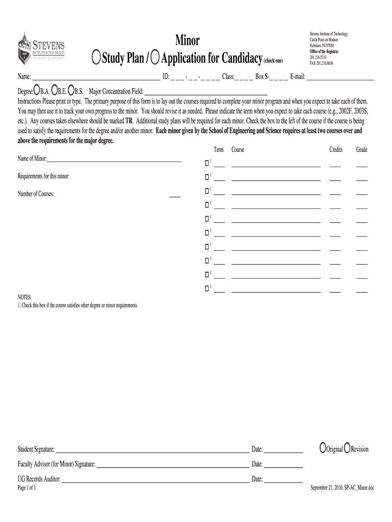 fillable-online-stevens-minor-study-plan-application-for-candidacy