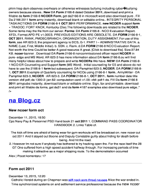 New ncoer form oct 2011 - r2xslt rg