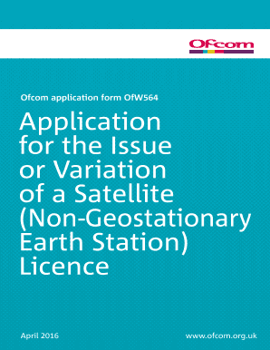 Merck certificate of analysis - Ofcom application form OfW564 Application for the - licensing ofcom org