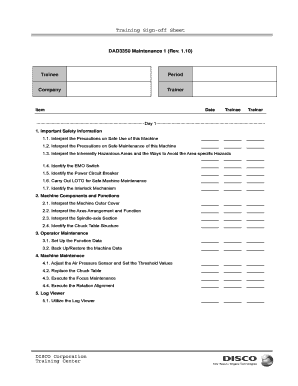 Dhin login - Sign-off Sheet - DISCO Corporation - disco co