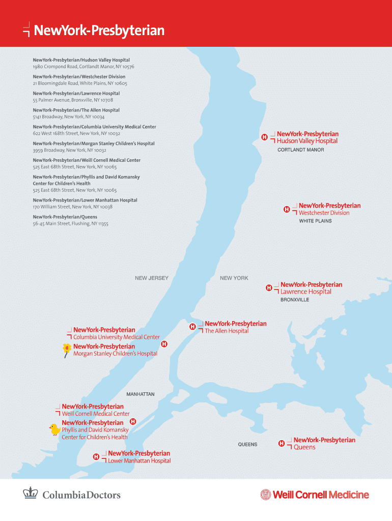 Fillable Online NewYorkPresbyterian/Hudson Valley Hospital Fax Email