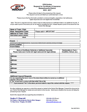 Apa 9 ball scoring chart - USA Hockey Request for Certificate of Insurance...