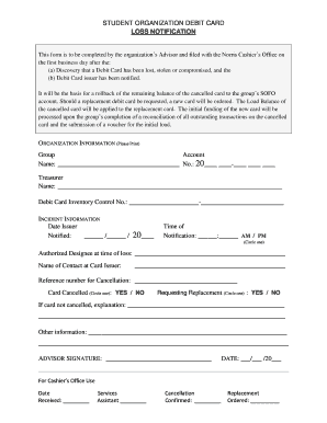 of student card loss Editable &   Online notification Print Download loss Fill,