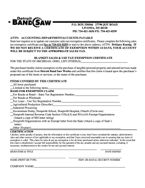 Fillable Online Download Tax Exempt Form Fax Email Print - pdfFiller
