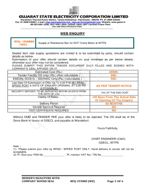 Wtps Wanakbori - Fill Online, Printable, Fillable, Blank | Pdffiller