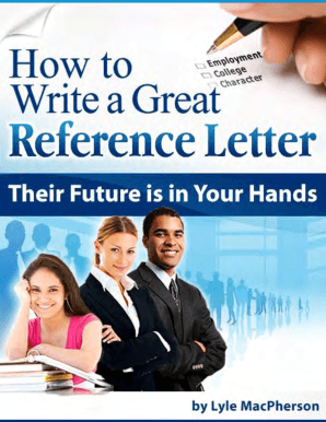 Online Version - How to Write a Great Reference Letter