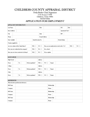 Childress county appraisal district