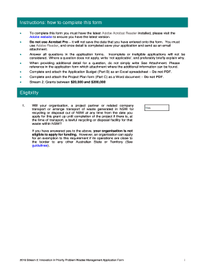 Cvs tax documents - 2016 Stream 2 Innovation in Problem Priority Wastes Management Application Form. 2016 Application Form - Stream 2 PPW - environment nsw gov