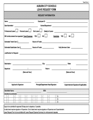 editable simple leave request form fill print simple leave request form