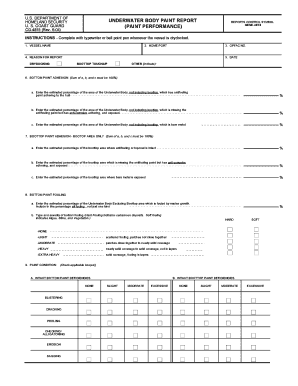 CG4815.PDF. Underwater Body Paint Report ( Paint Performance)
