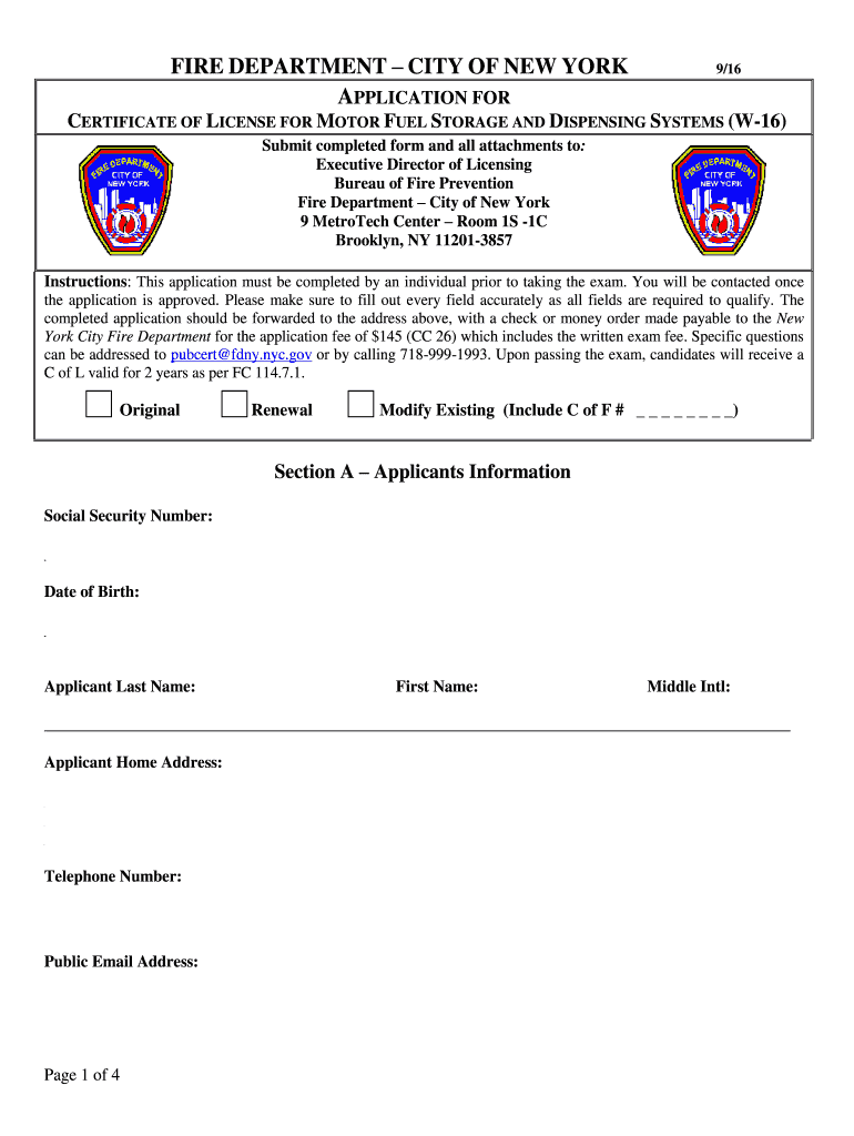 Fillable Online CERTIFICATE OF LICENSE FOR MOTOR FUEL STORAGE AND