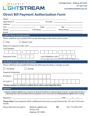 baldwin lightstream pay bill