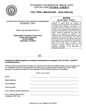 Moey conversion - Individual Member Application - The Virginia State Firefighters ... - vsfa