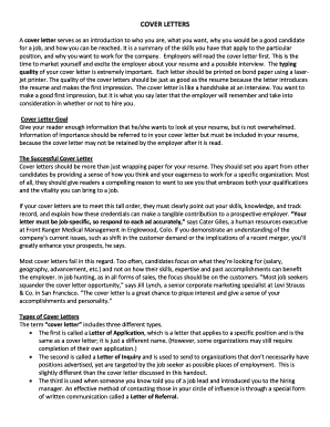 Letter of introduction for job - business/cover letter, block format - Concordia University Wisconsin