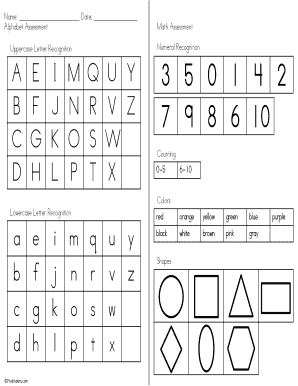 Prekinders Assessment Form