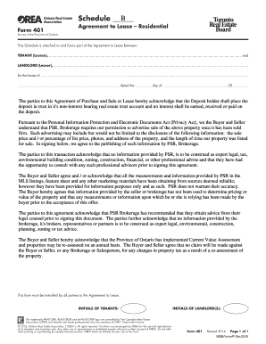 Ontario Residential Lease Agreement