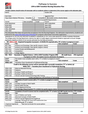 Pathway to Success - hillcollege.edu