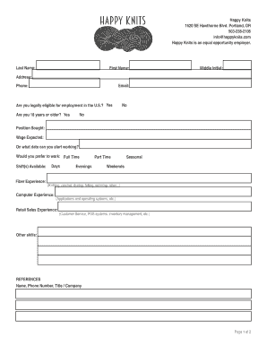 Fillable Online Last Name: First Name: Middle Initial: Address: Phone: Email: Wage ... Fax Email ...