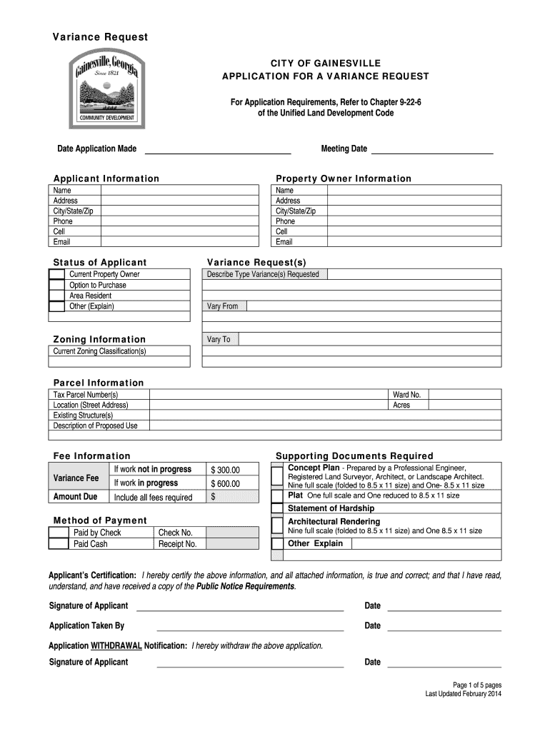 Fillable Online gainesville of the Unified Land Development Code Fax ...